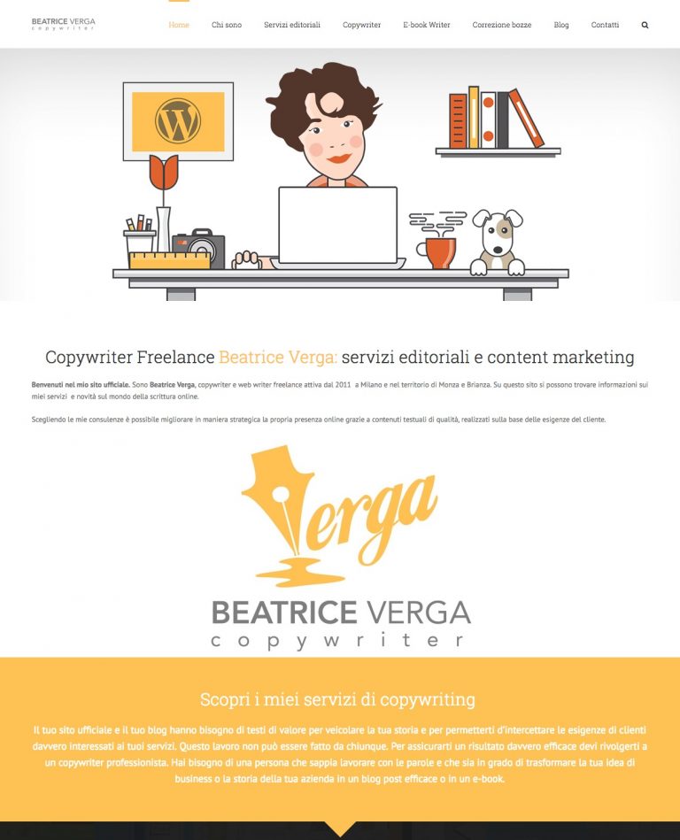 portfolio web designer Beatrice Verga